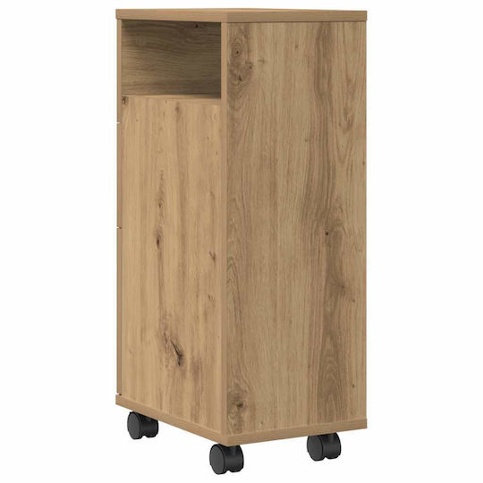 vidaXL Cabinet de baie L33xA23xÎ65cm Stejar