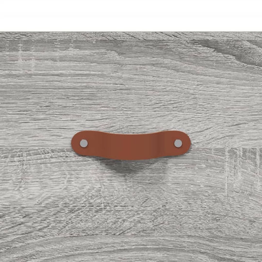 vidaXL Badezimmerschrank B100xT36.5xH35cm Eiche