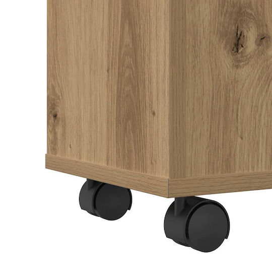 vidaXL Cabinet de baie L33xA23xÎ65cm Stejar