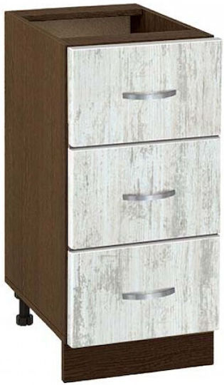 Ντουλάπι Κουζίνας Επιδαπέδιο 40x60x82 Luxury 403 Genomax 4645 Crystal Mat Ντουλάπι Κουζίνας Επιδαπέδιο 40x60x82 Luxury 403 Genomax 4645 Crystal Mat