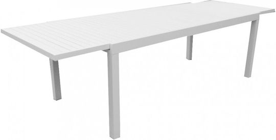 Letta Επεκτεινόμενο Λευκό 280x95x74εκ. Letta Επεκτεινόμενο Λευκό 280x95x74εκ.