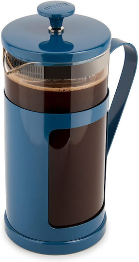 La Cafetière Filterkaffeemaschine Handbetrieb Rostfreier Stahl Blaue 1lt