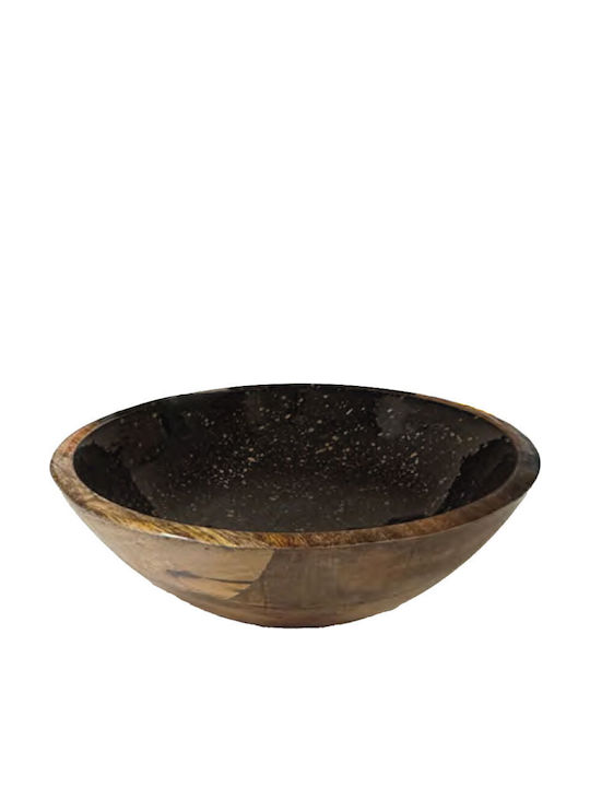 Prestige Σαλατιέρα Ξύλινη Μαύρη 35x16cm