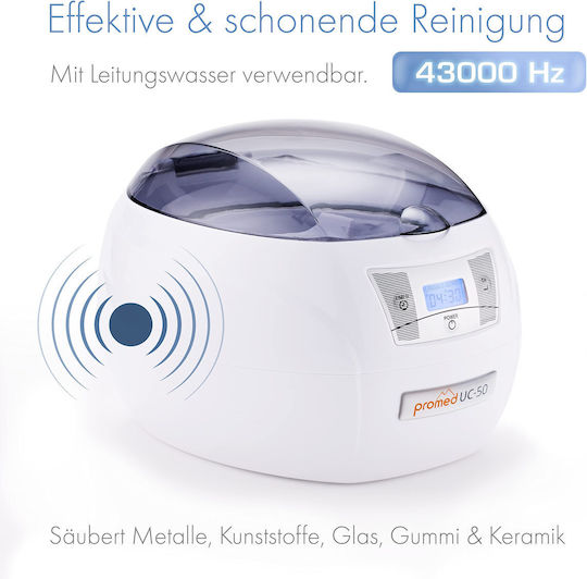 Promed Curățător Ultrasonic 550ml Cu Temporizator Digital