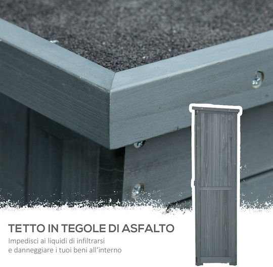 Δίφυλλη Ντουλάπα Ξύλινη 87x46.5x160εκ.