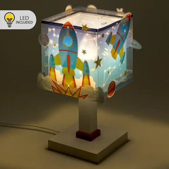 Ango Led Παιδικό Διακοσμητικό Φωτιστικό Rocket Γαλάζιο 13.5x13.5cm