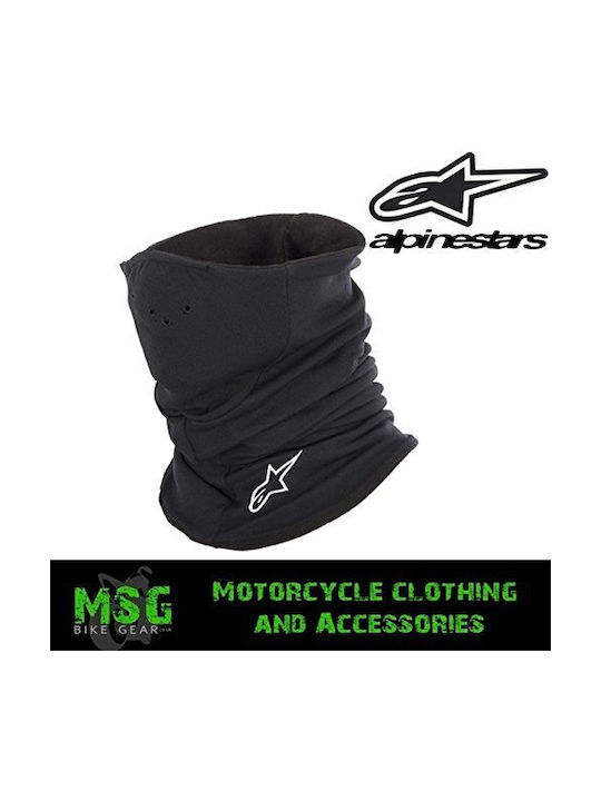 Alpinestars Tech Neck Warmer Шал за Врат за Мотоциклетист Флийс Черен Цвят