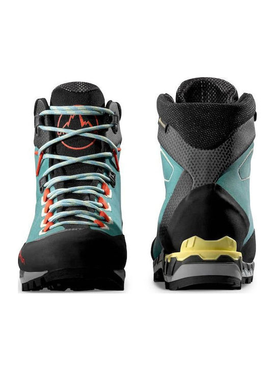 La Sportiva Trango Tech Leather Women's Mountaineering Boots Waterproof with Gore-Tex Membrane Green