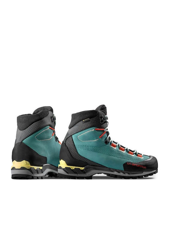 La Sportiva Trango Tech Leather Women's Mountaineering Boots Waterproof with Gore-Tex Membrane Green