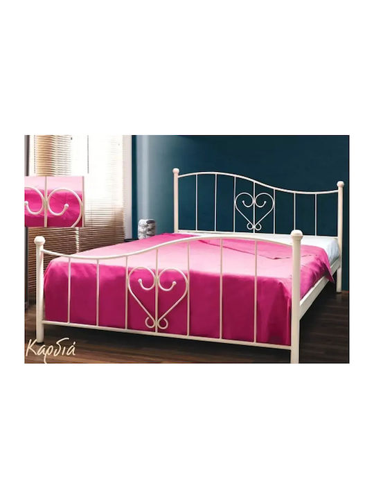 Pat Single Metalic Auriu Pentru Saltea 100x200cm