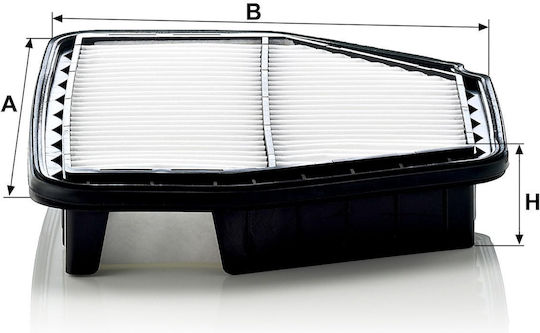 Mann Filter Filtru de Aer Auto pentru Chevrolet Captiva