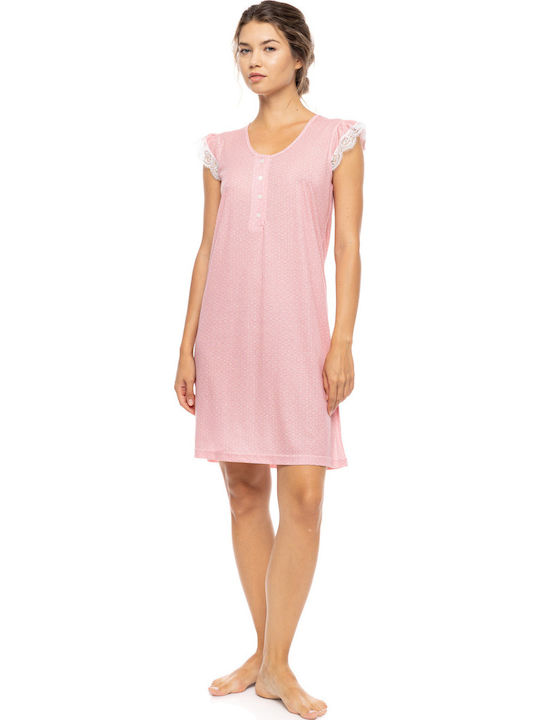 Pink Label Summer Women's Nightgown Raspberry