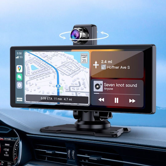 Kruger & Matz Οθόνη 10" για Ταμπλό Αυτοκινήτου με Apple-CarPlay