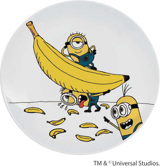 WMF Set Essgeschirr Minions aus Porzellan Weiß 5Stück