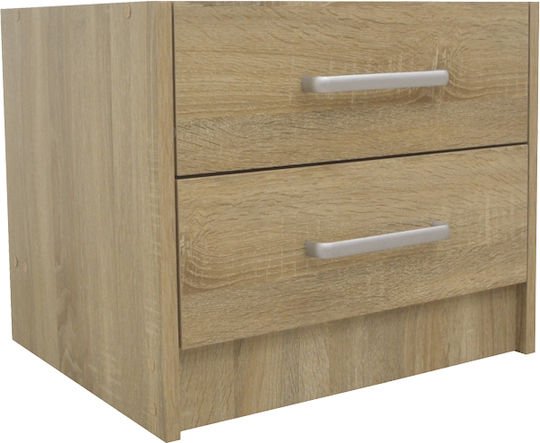 Bedroom Set Olympus Sonoma with Mattress 120x200cm 3 Pieces