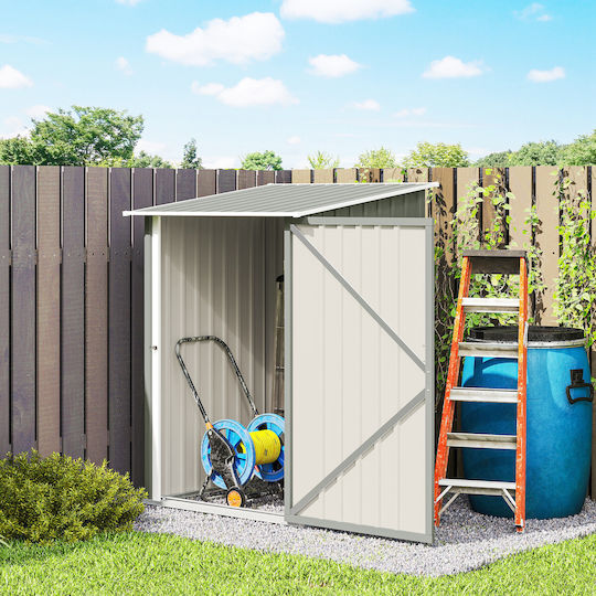 Metallic Garden Shed Galvanized L1xW1.04xH1.6m
