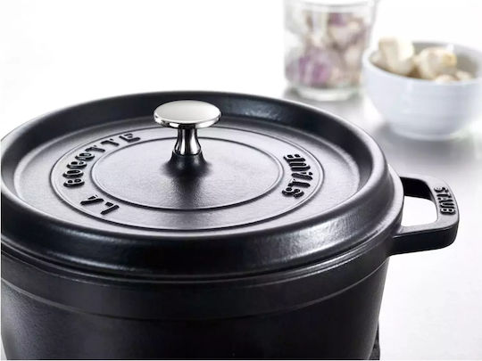 Staub Cratiță Olandeză Rotundă din Fontă 26.2x15.7cm 0.8l