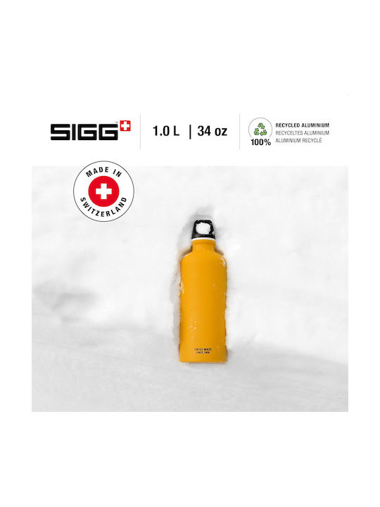 Sigg Traveller Παγούρι Αλουμινίου 1000ml Κίτρινο