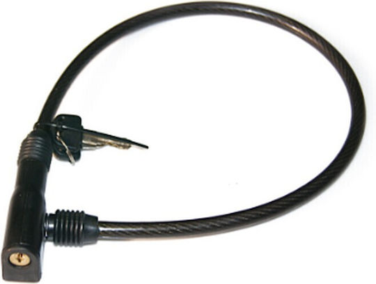 Urban Reinforced Cable 435 Велосипедна катинарка с връзка с ключ Черен