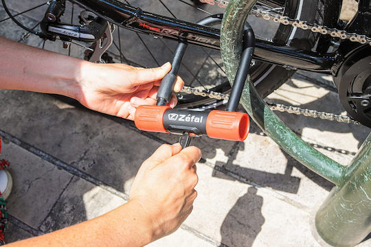 Zefal K-TRAZ U13 Fahrradschloss für Pedal mit Schlüssel Schwarz