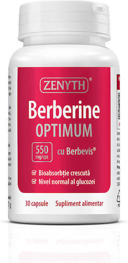 Zenyth Optimum Berberină cu Berbevis 550mg 30 capsule