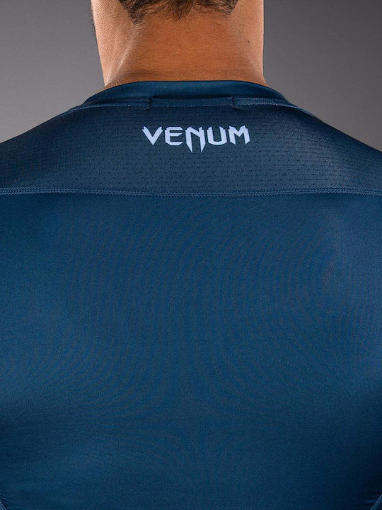 Venum Tricou Pentru Bărbați Mâneci Lungi VENUM-05914-004 Pentru Jiu-Jitsu Albastru