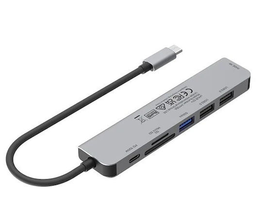Unitek USB-C Docking Station με HDMI 4K PD και σύνδεση 2 Οθονών