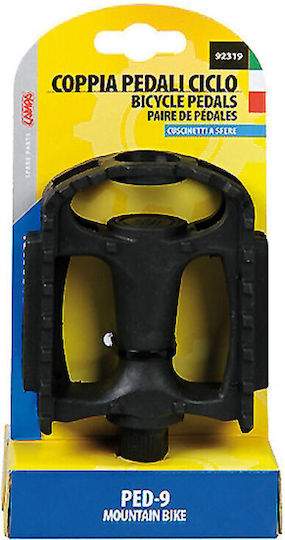 Lampa 9231.9lb Flat Bicycle Pedals Black