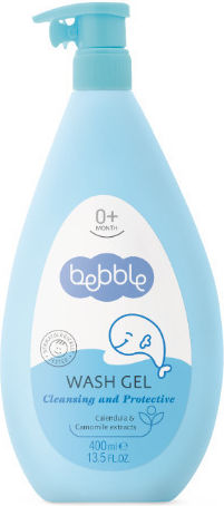 Bebble Почистващ гел с Лайка 400мл с помпа