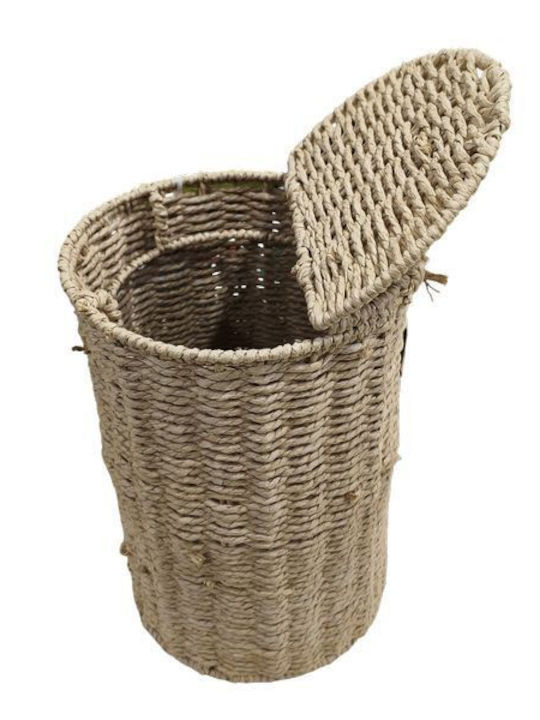 Estia Botanica Bamboo Καλαθάκι Μπάνιου 12lt Μπεζ