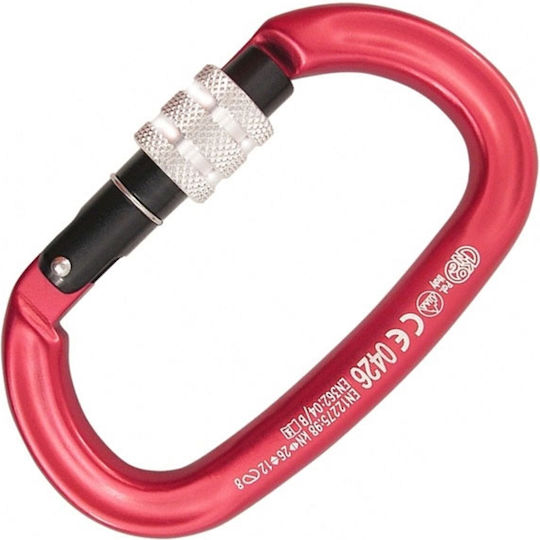 Carabiner Security Kong Ovalone Screw Sleeve Red/black / Red / Kg-712la0rnpkk_1