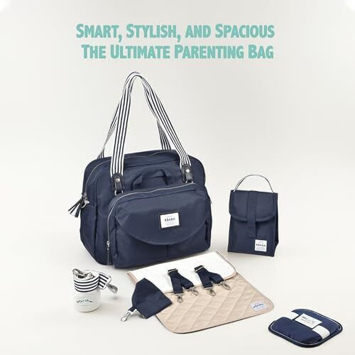 Beaba Beaba Wickeltasche Schulter/Handtasche Geneva II Blau