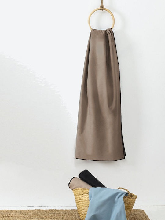 Palamaiki Active Microfiber Brown Gym Towel 90x160cm
