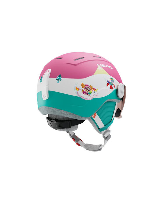 Head Maja Visor Paw Patrol Copii Cască pentru Schi & Snowboard în culoarea Roz