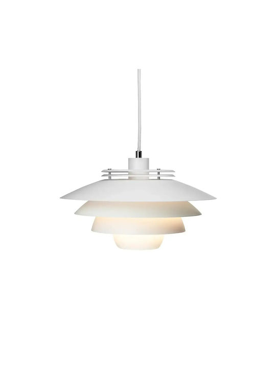 Selected by Pragmatic White Pendant Ceiling Light 38x38x20cm