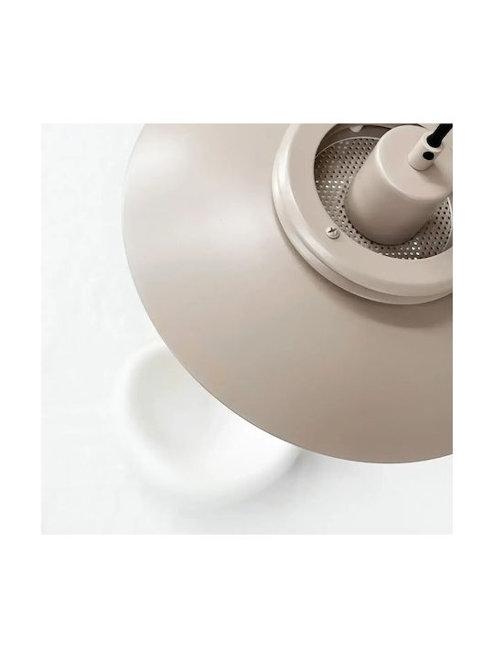 Selected by Pragmatic Beige LED Pendant Ceiling Light with Warm White Light 30x30x24cm