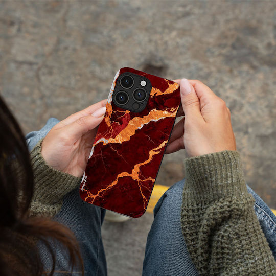 Θήκη Sonique Marble Series Huawei Pura 80 Ultra Κόκκινο