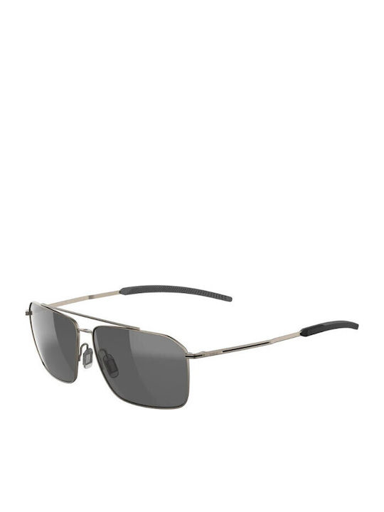 Bolle Flow Unisex Γυαλιά Ηλίου με Χρυσό Μεταλλικό Σκελετό και Χρυσό Polarized Φακό BS141002