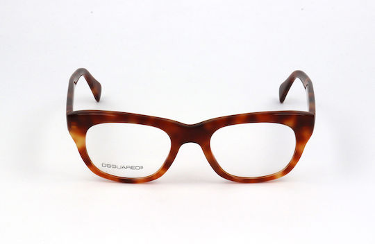 Dsquared2 Feminin Plastic Rame ochelari Maro Broască țestoasă DQ5119 053