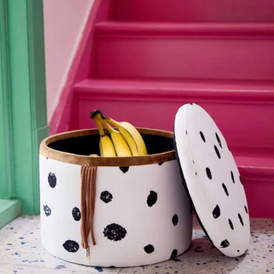 Kinderhocker Weiß