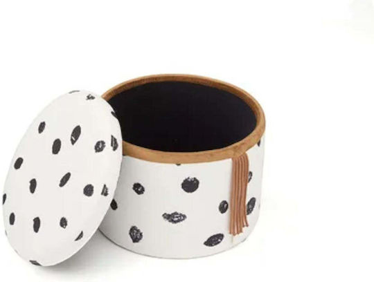 Kinderhocker Weiß