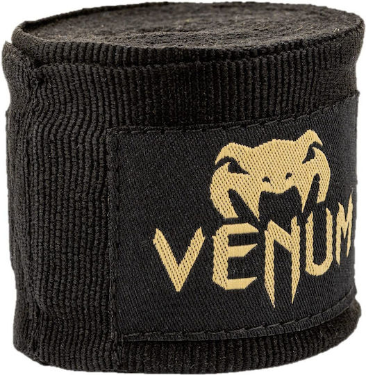Venum Kontact Boxing Handwraps 4.5m Black Gold