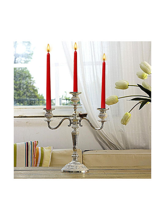Alista Home Lumânare Decorativă Conică Roșie 80gr 4 Bucăți