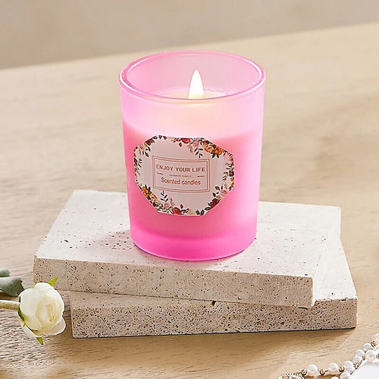 Alista Home Aromatic Soy Candle in Jar with Lemon Scent 300g