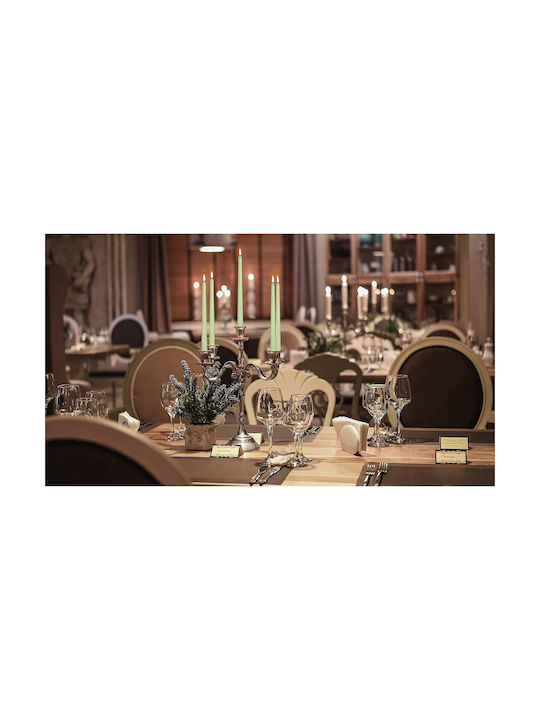 Alista Home Lumânare Decorativă Conică Verde 25cm 80gr 4 Bucăți