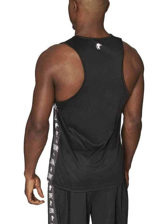 Leone Ambassador Singlet Bărbați Fără mâneci Tricou AB218 pentru Box Neagră