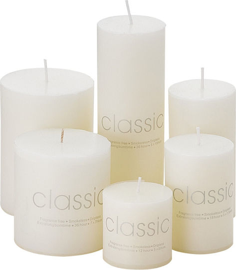 Alista Home Διακοσμητικό Κερί Εκρού 130gr