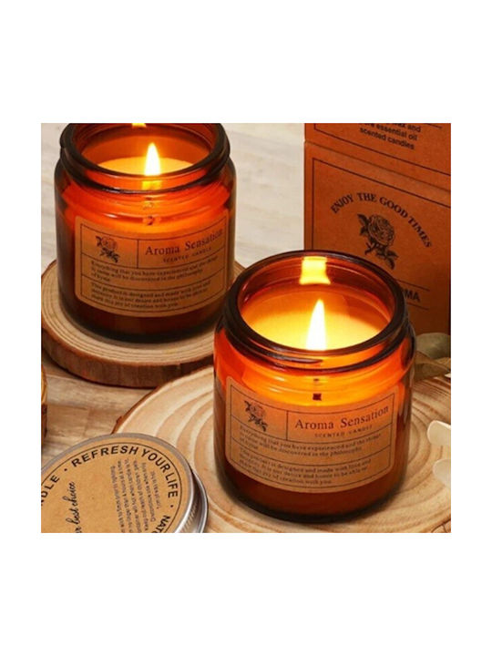 Alista Home Αρωματικό Κερί σε Βάζο Καφέ 200gr