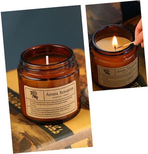 Alista Home Αρωματικό Κερί σε Βάζο Καφέ 200gr
