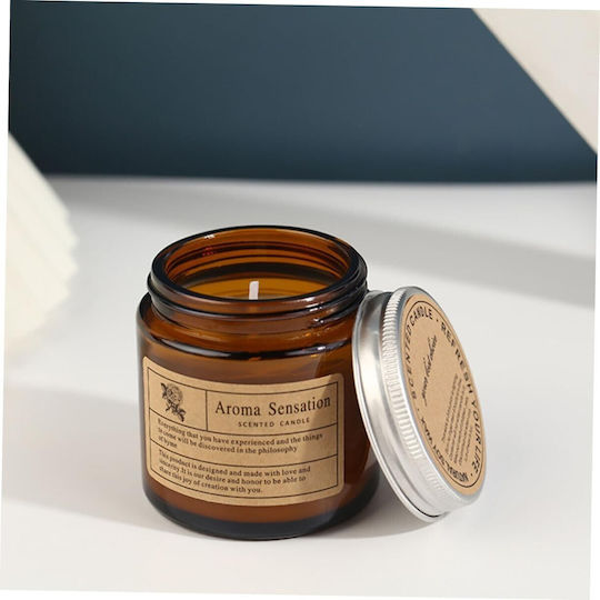 Alista Home Aromatic Candle In Brown Jar 200gr